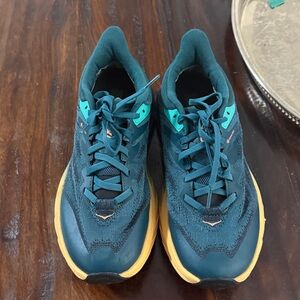 Hoka Women's Speedgoat 5 GORE-TEX Sneakers Deep Teal/gold Size 7.5w